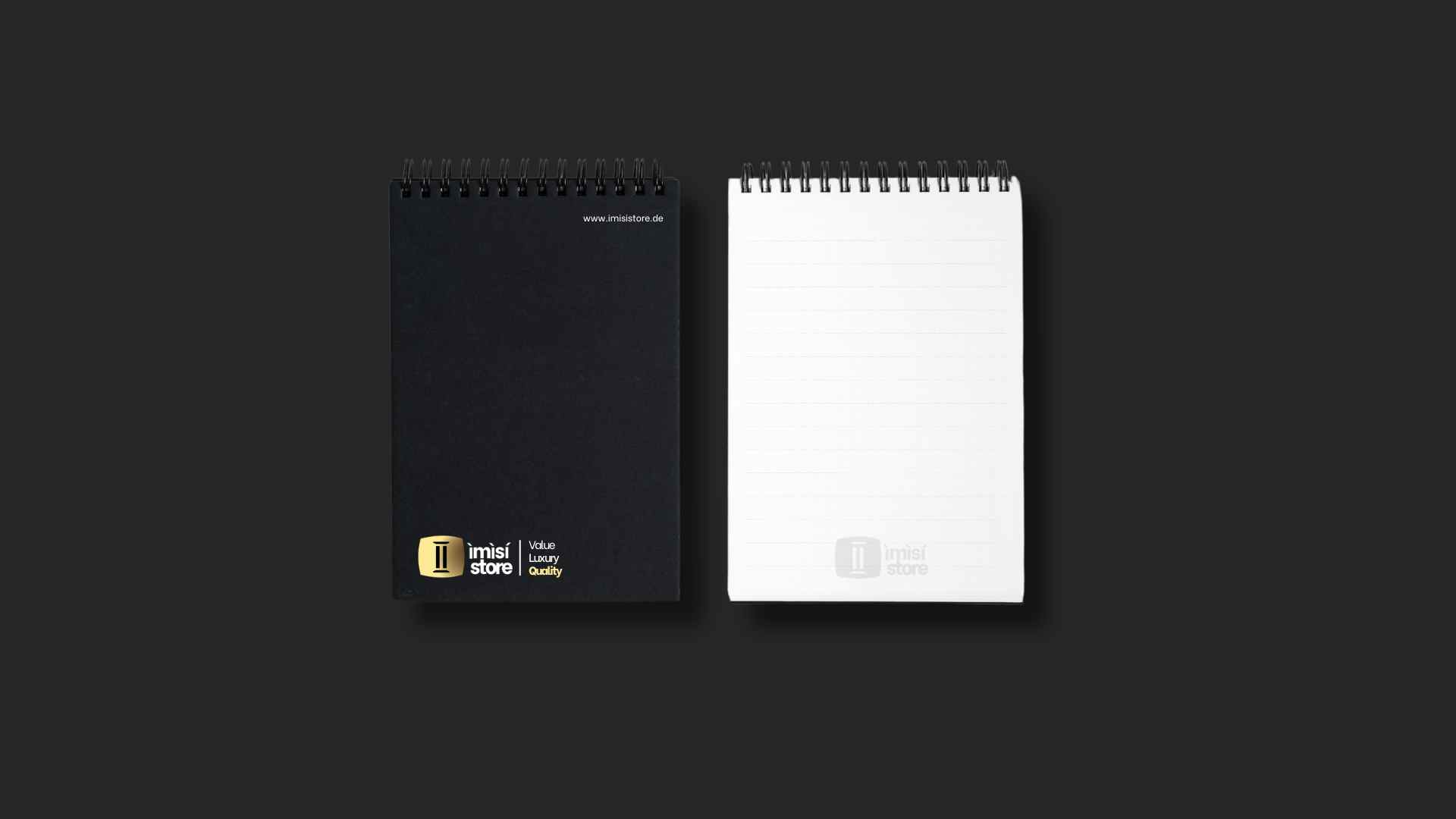 Branded spiral notepad